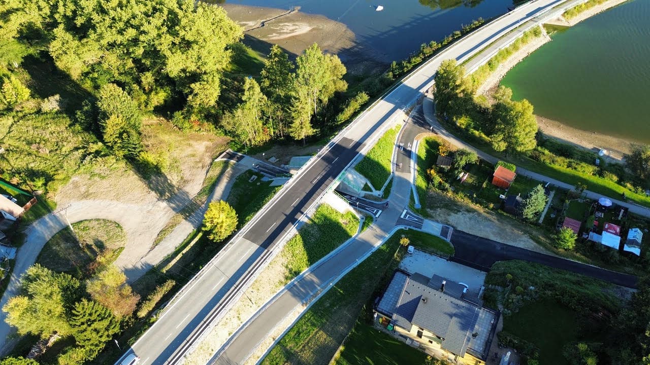 Projekt podchodu pod silnicí II/163 ve Frymburku