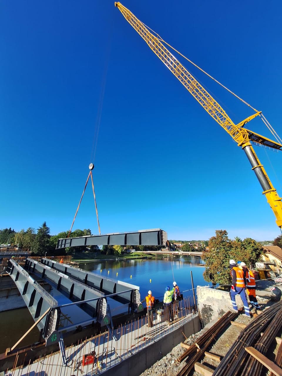 Rekonstrukce mostu v Týně nad Vltavou